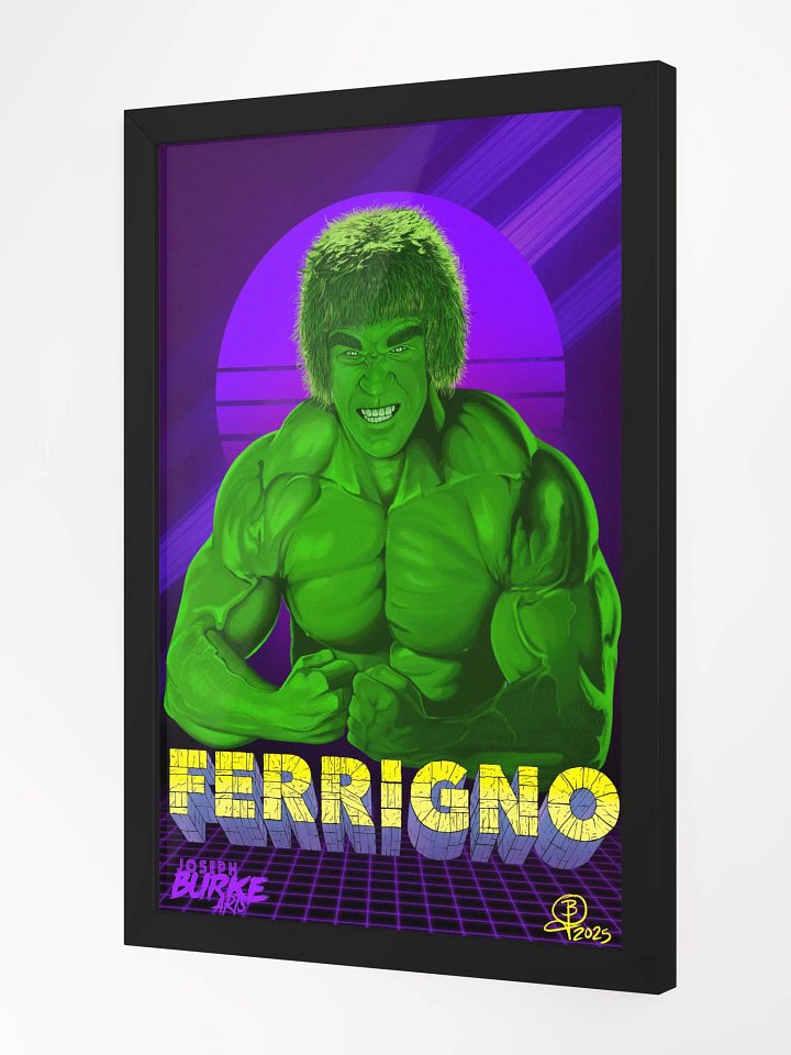 Lou Ferrigno's Hulk Framed Art Print product image (2)