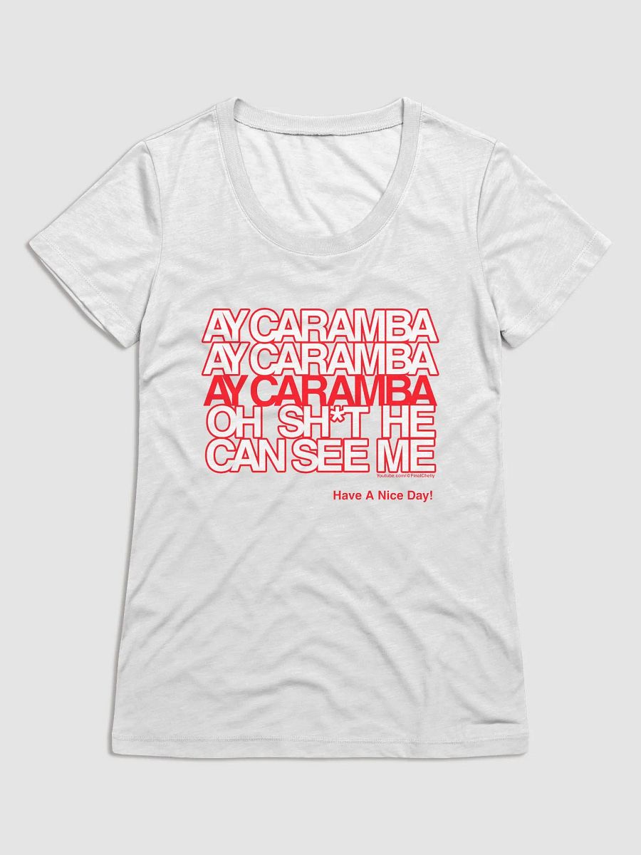 Ay Caramba Womens Triblend Printed Tee product image (1)