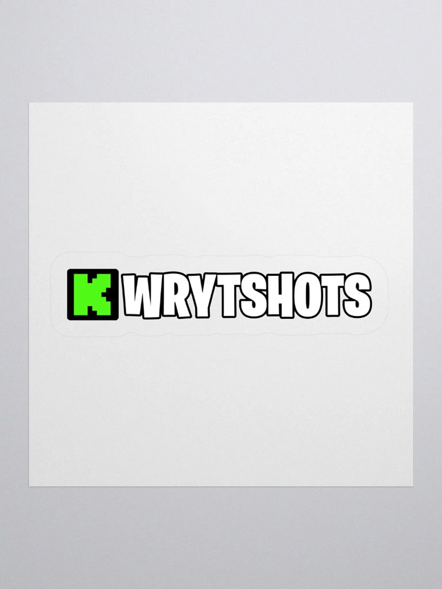WRYTSHOTS Sticker product image (3)