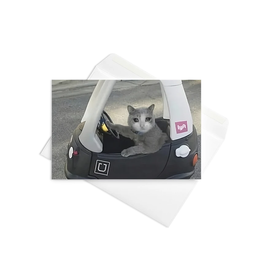 Greening Card: Meme Cats driving product image (27)