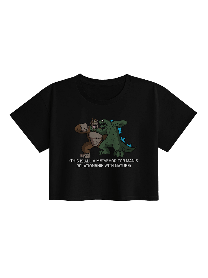 Metaphor for Man's Relationship with Nature Crop Top product image (2)