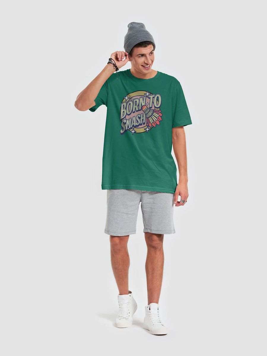 Born To Smash Badminton Shuttlecock Dynamic Tee product image (28)
