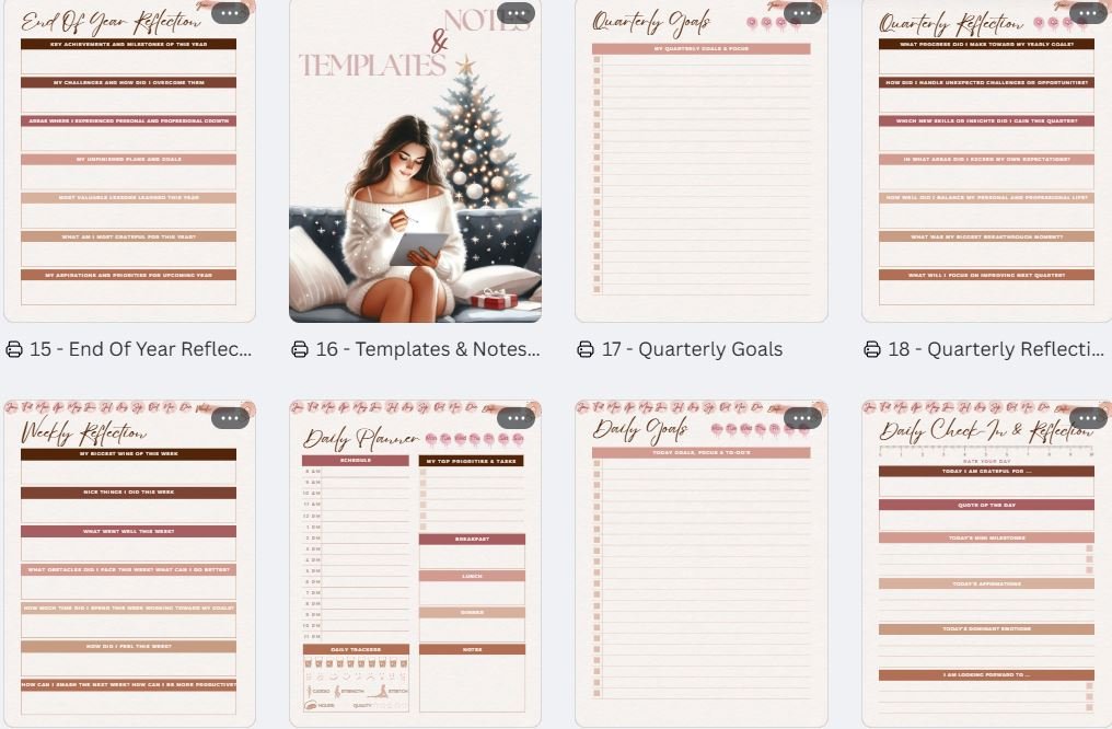 🌟 The Ultimate New Year’s Resolution Planner product image (3)
