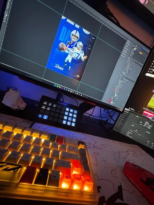 Daniel Jones Art work I’m trying new styles everyday 💪🏻 Comment which team I should do next!  #LanguageLearning #graphicdesign #indianapoliscolts #NFL #Football 