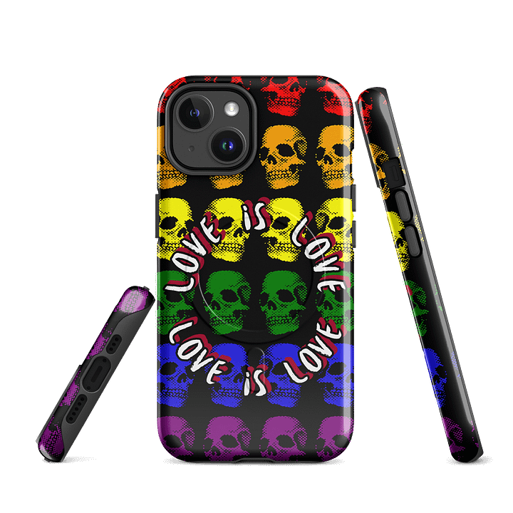 pride love is love rainbow skull iPhone product image (1)