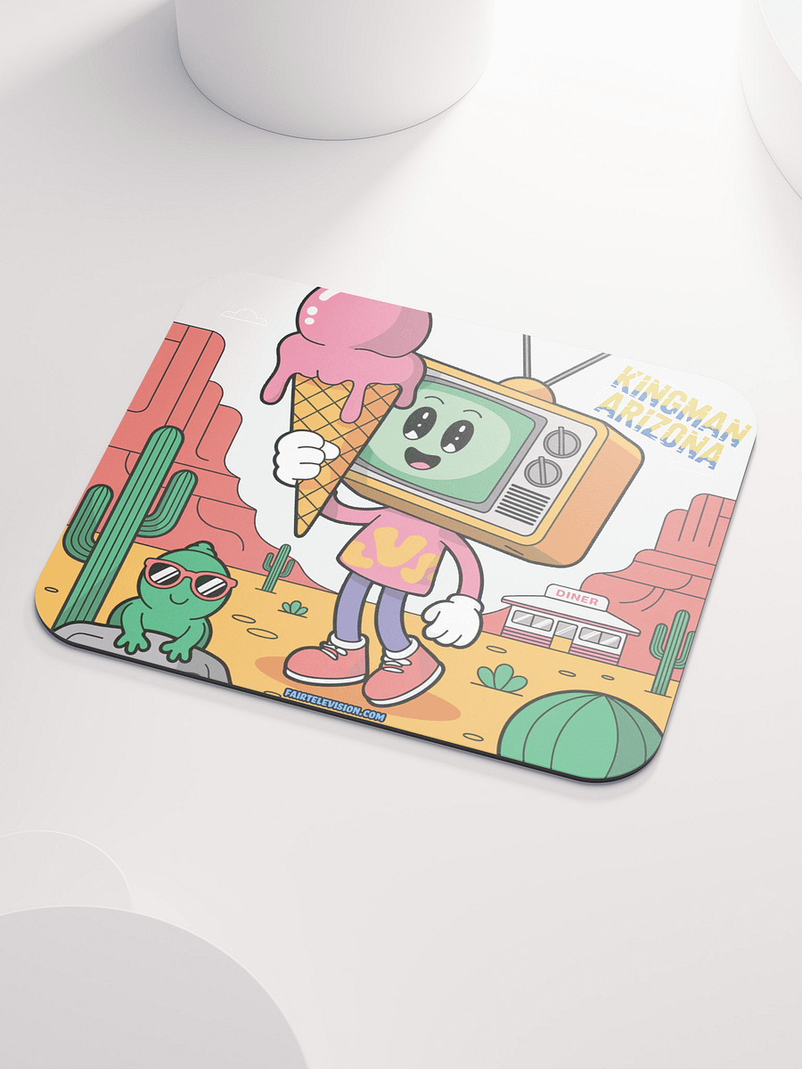 Whimsical TV Head Mouse Pad product image (3)