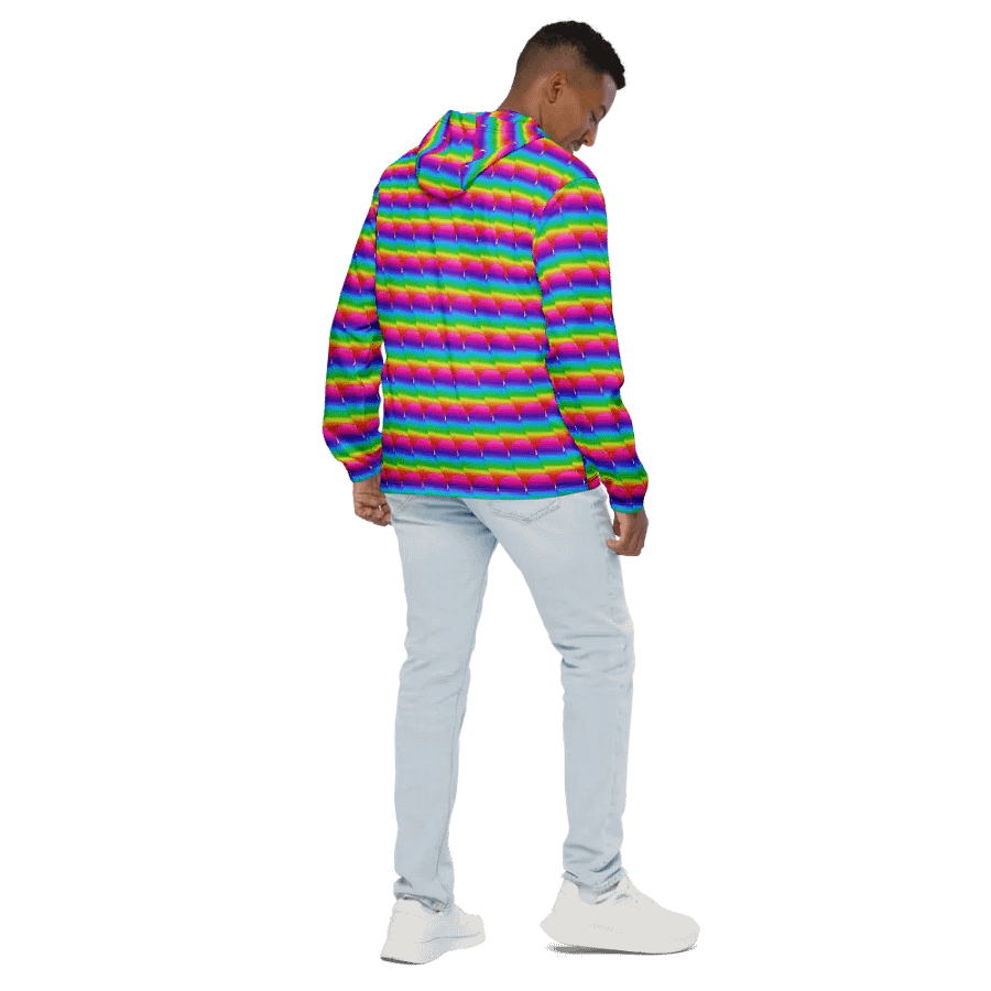 Rainbow Heart Windbreaker product image (12)