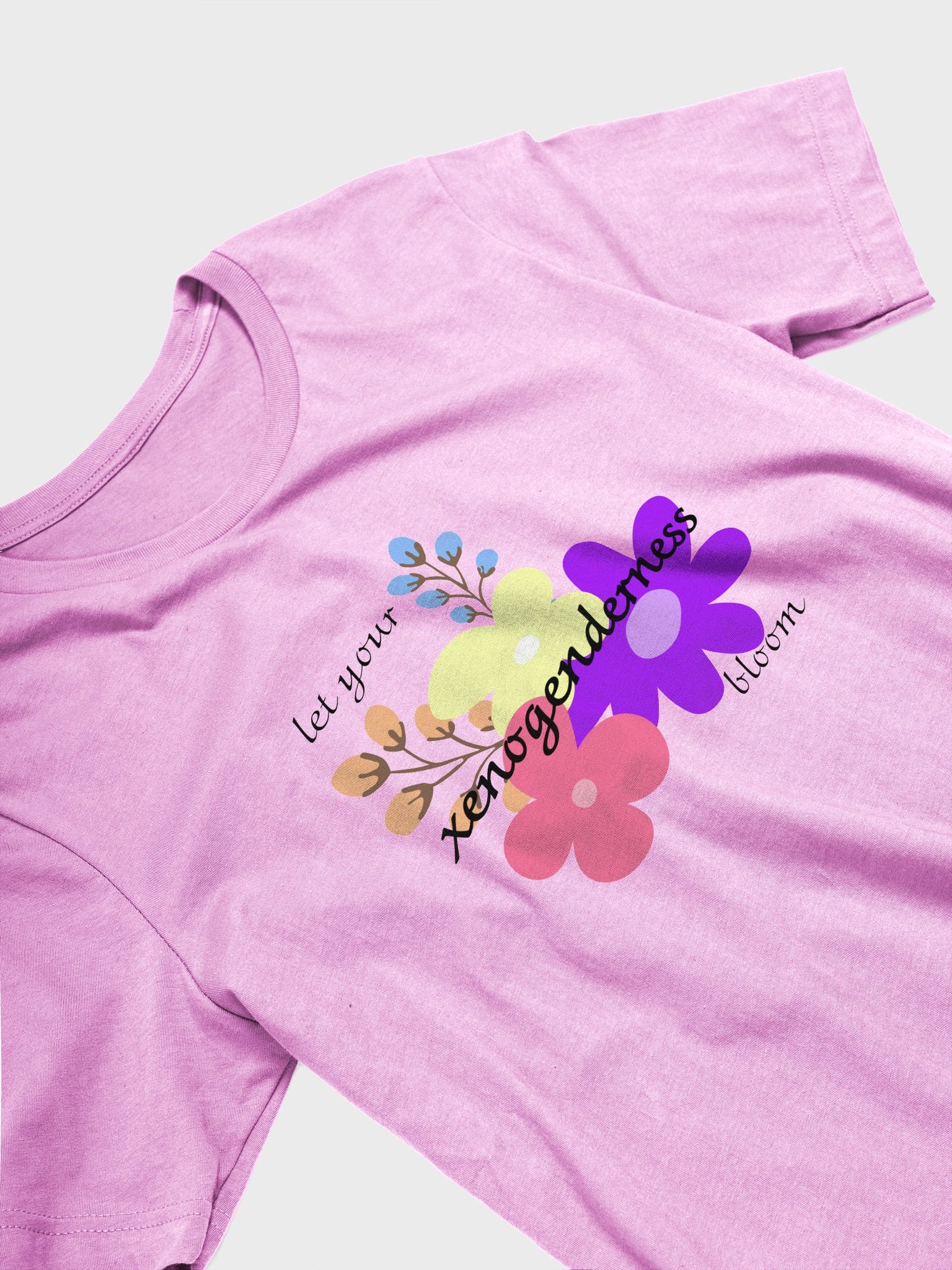 let your xenogenderness bloom t-shirt product image (3)
