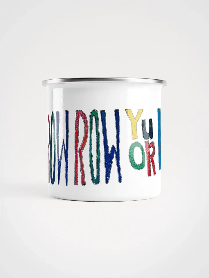 Row Row Row Your Boat Enamel Mug product image (2)