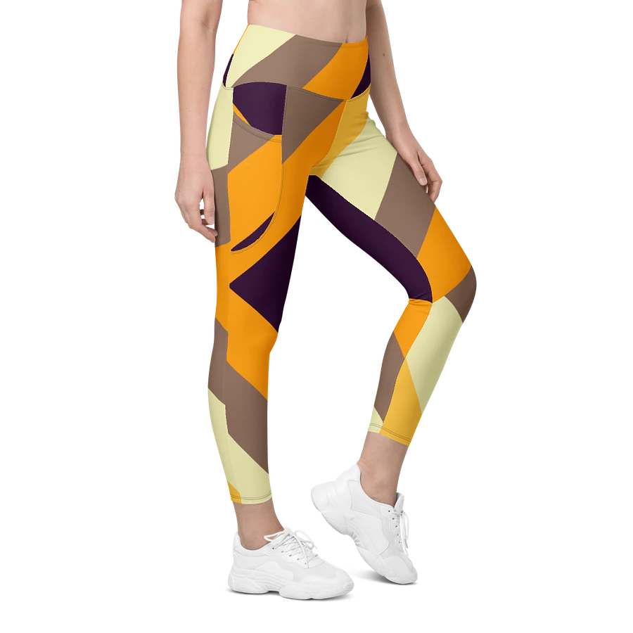 Sunset Stripes All-Over Leggings with Pockets product image (13)