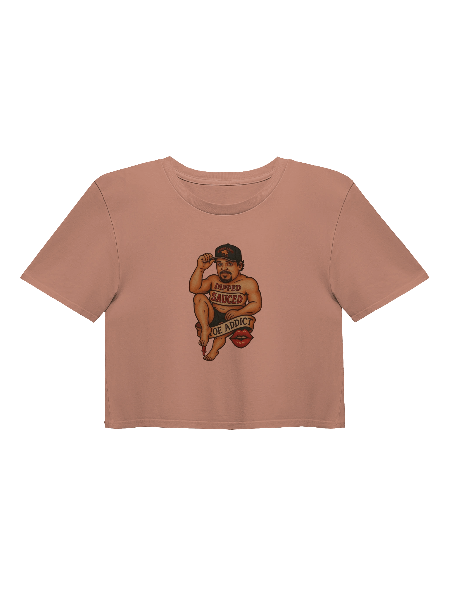 Sauced & Dipped Cartoon womens Crop Top product image (6)
