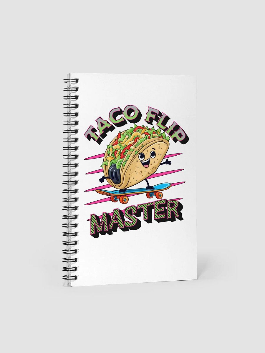 Taco Flip Master Spiral Notebook product image (1)