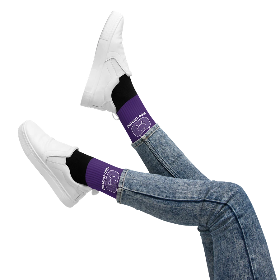 Feeling Mootivated Purple Cow Socks product image (23)