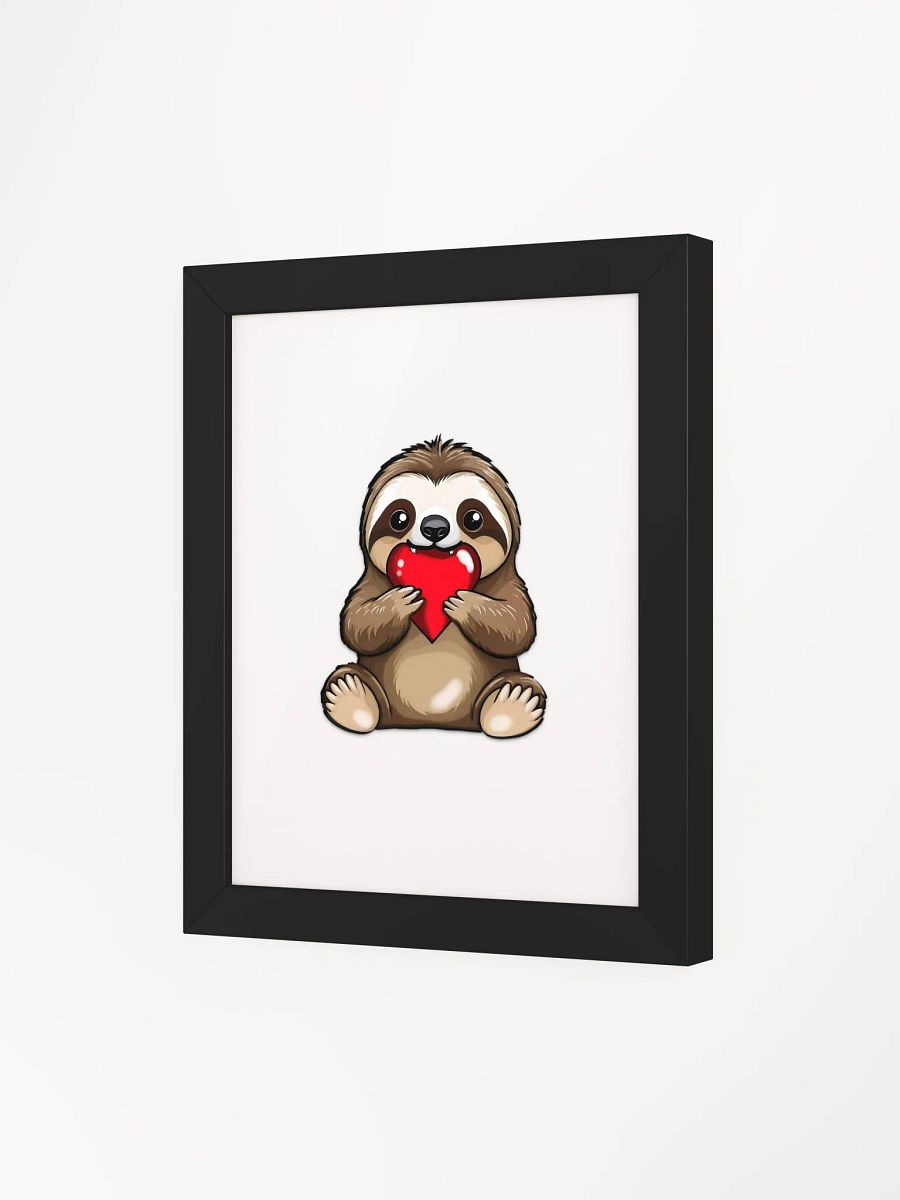 Sloth with a Heart Poster product image (30)