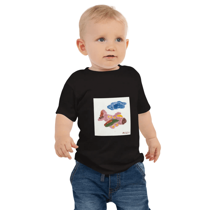 Kid Airplane (Bella+Canvas Baby Jersey Short Sleeve Tee) product image (1)