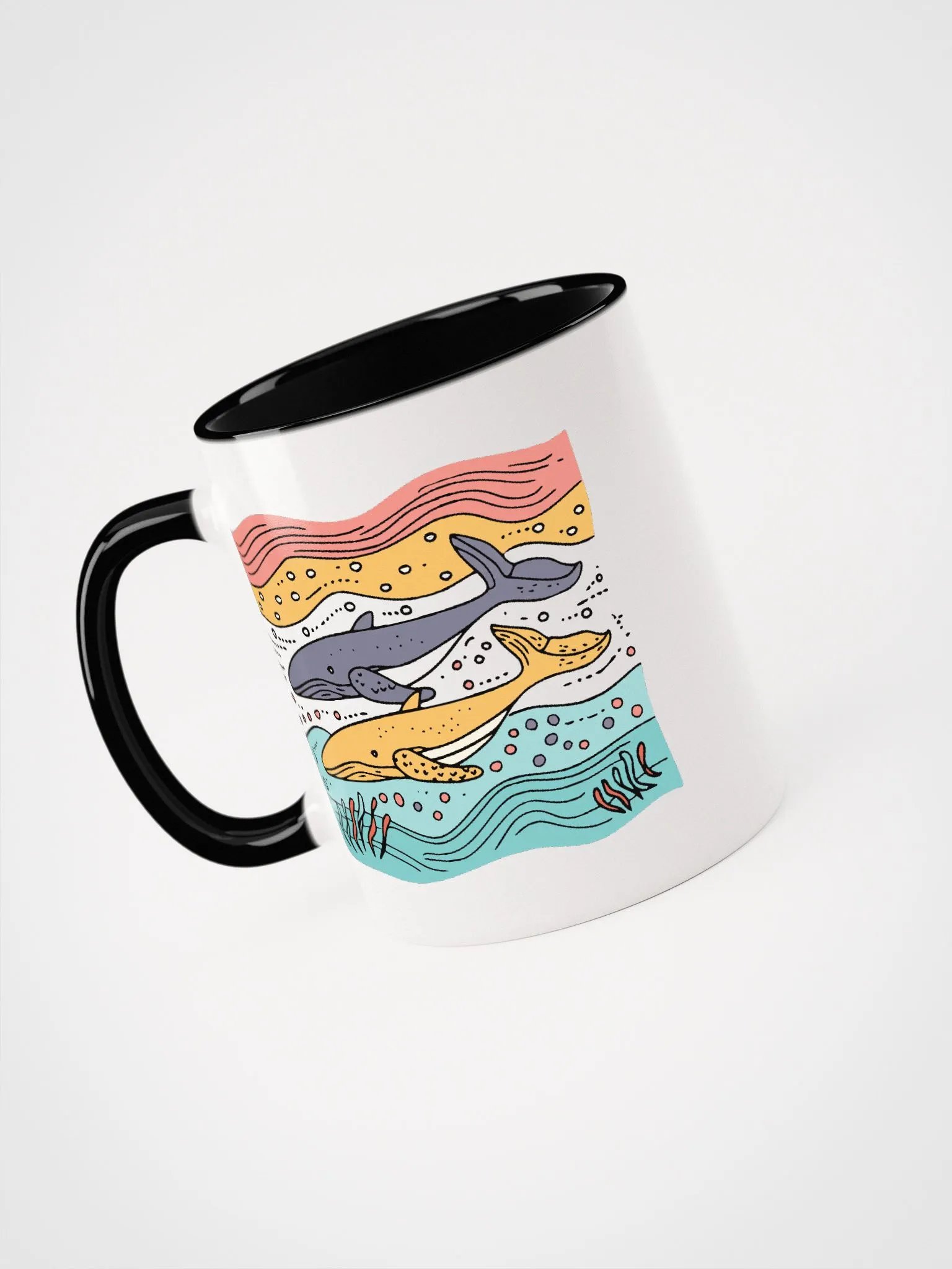 Free Whales in the Sea | Mug product image (39)