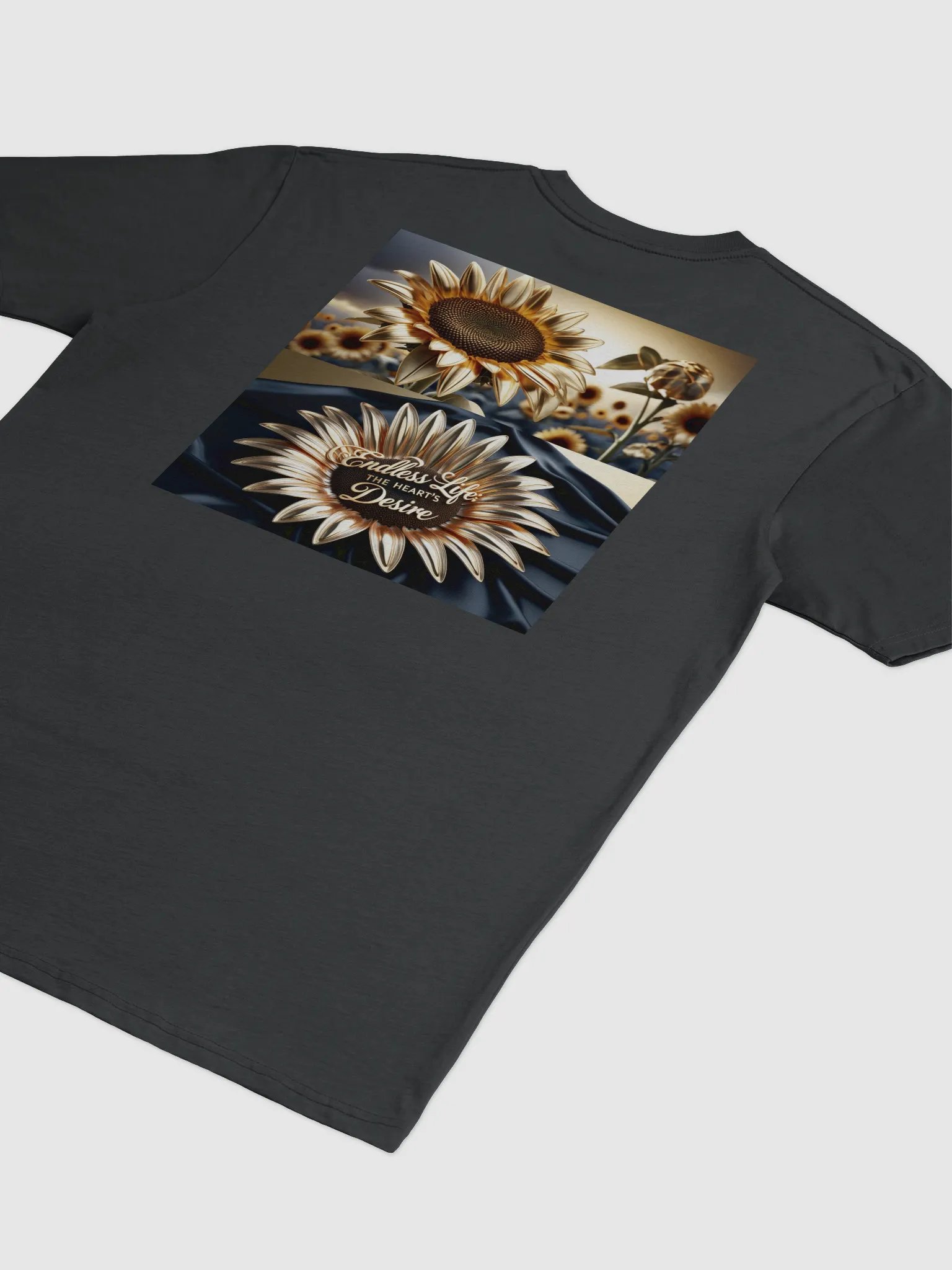 Kitty cat sun flower shirt product image (4)