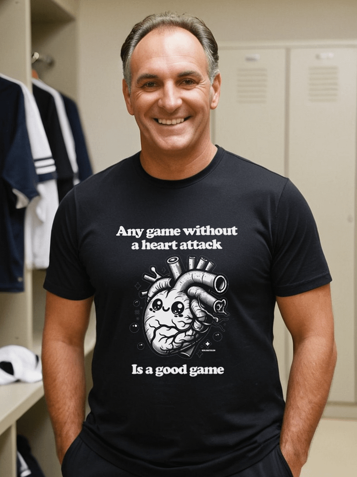 Funny Hockey T-Shirt - No Heart Attacks T-shirt - Gift for hockey die-hards product image (1)