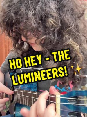 trying out my “baby baritone” strings… what do you think?? #ukulele #ukulelecover #hohey #thelumineers #fingerstyleukulele 