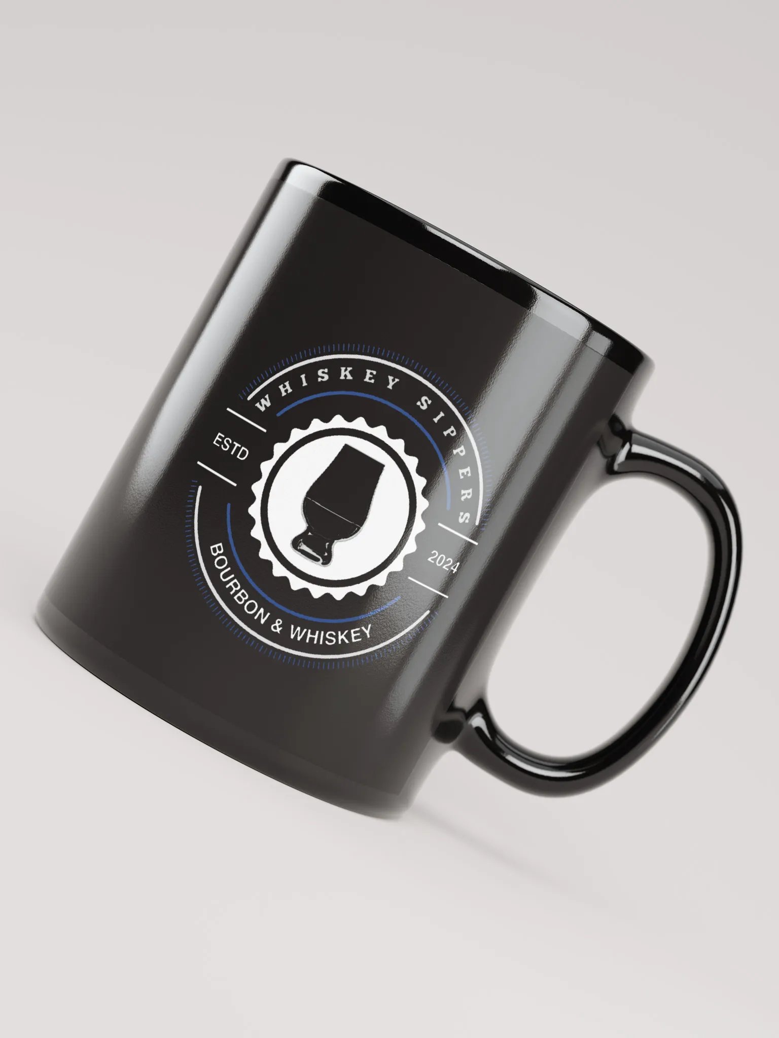 Black Whiskey Sippers Coffee Mug product image (7)