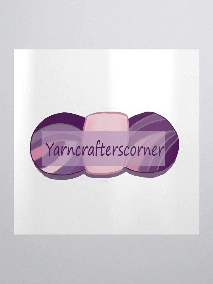 Yarncrafterscorner Sticker product image (1)