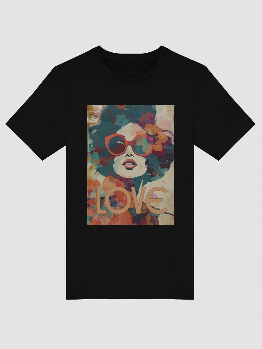 LOVE Retro T-Shirt – 60s Collage Art of Woman in Vintage Style product image (19)