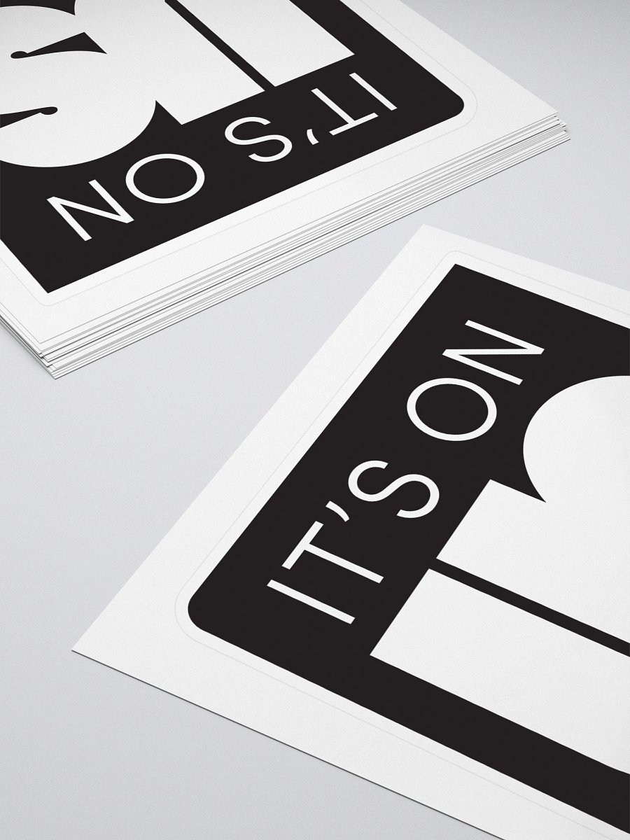 It's On Us Logo Sticker - Large product image (4)