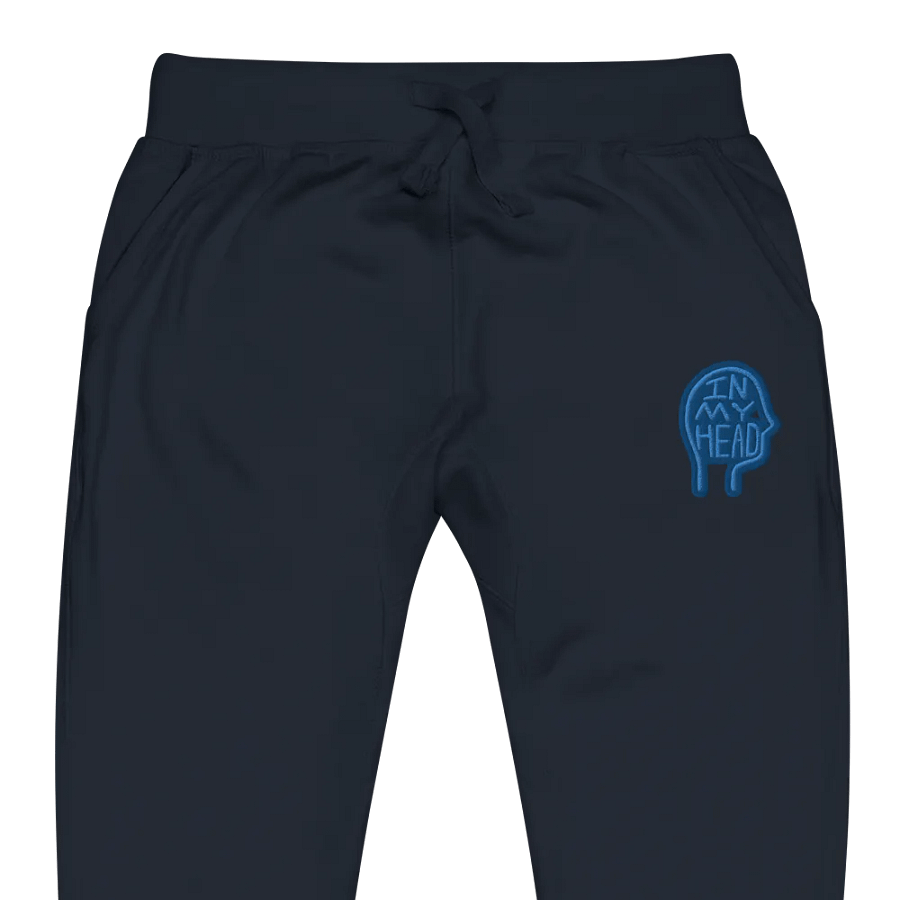 In My Head (creek design) embroidered fleece joggers product image (11)
