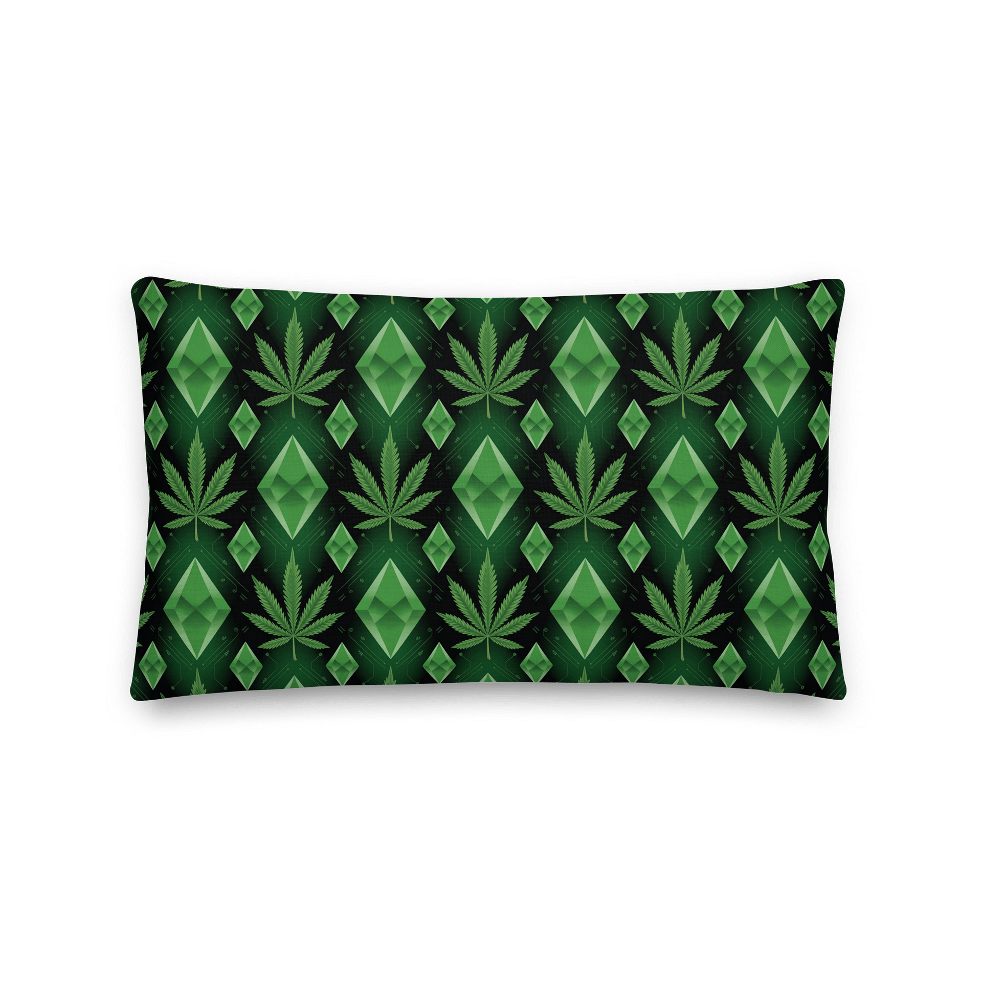 Diamond Dreams Cannabis Pillow (Premium) product image (2)