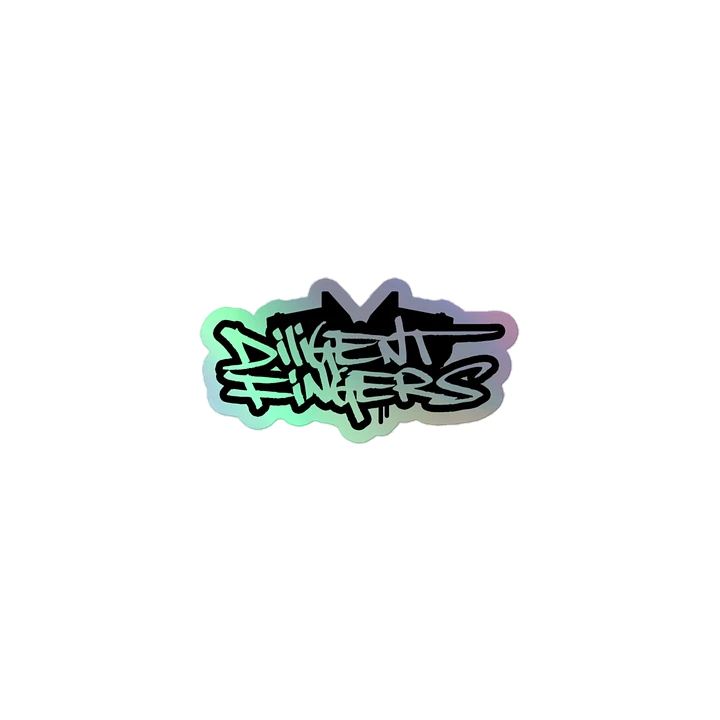 Diligent Fingers Holographic Sticker product image (1)