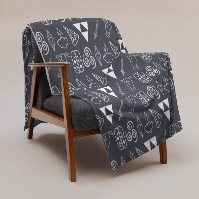 Kuja's favorite blanket (gunmetal purple) product image (6)