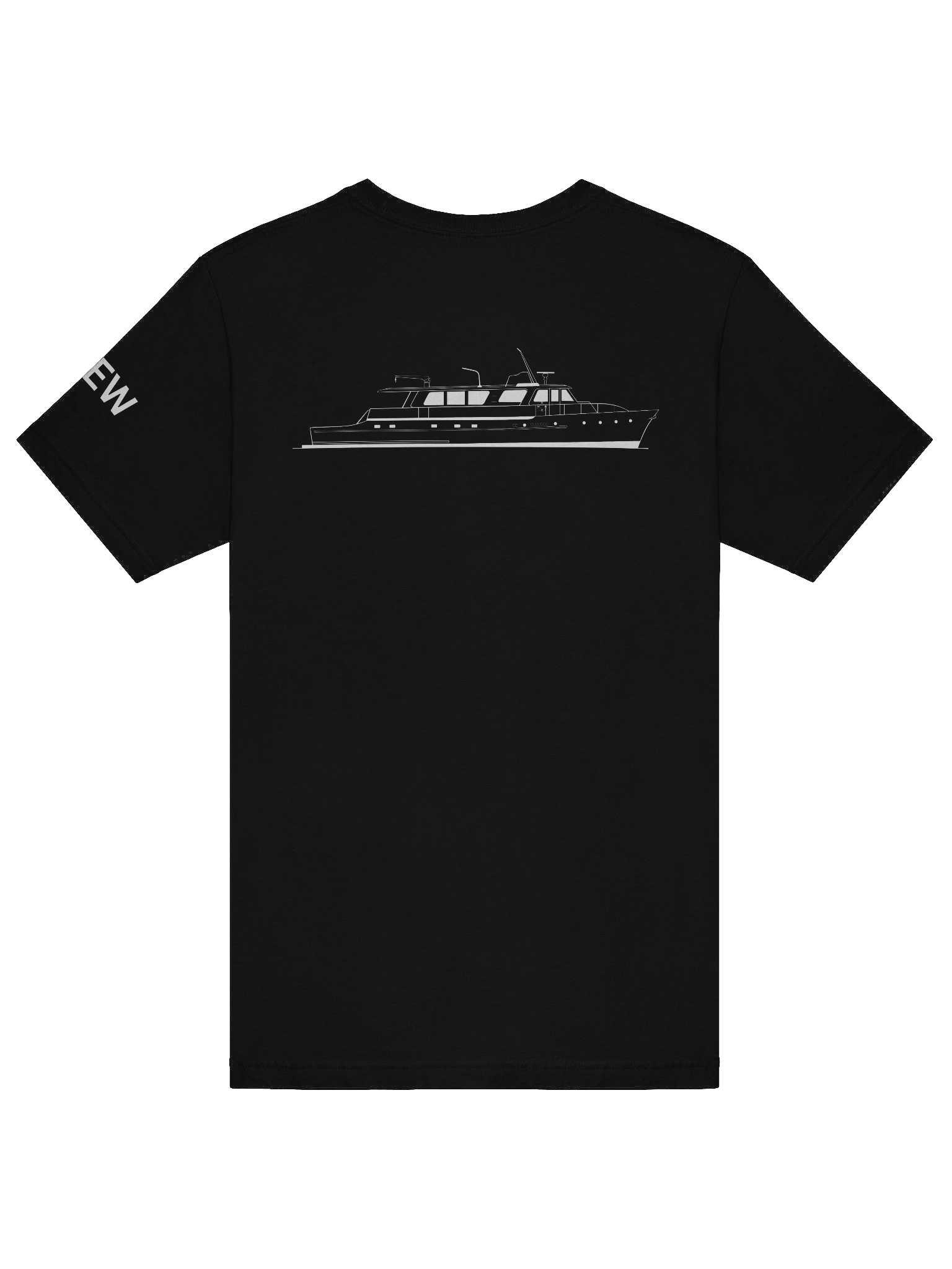 Ladies’ Scoop Neck T-Shirt – Crew Only (CREW on sleeve) product image (6)