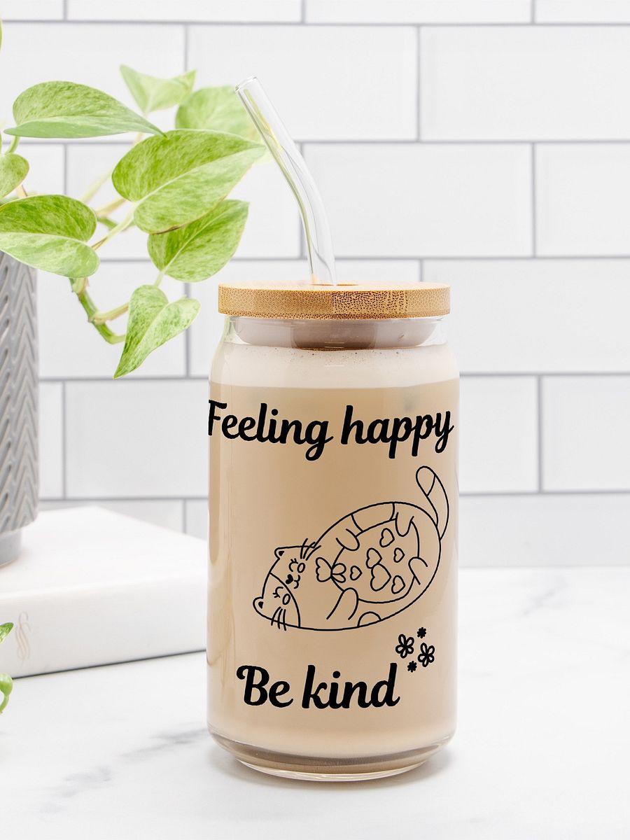 Feeling happy wellness glass can product image (4)