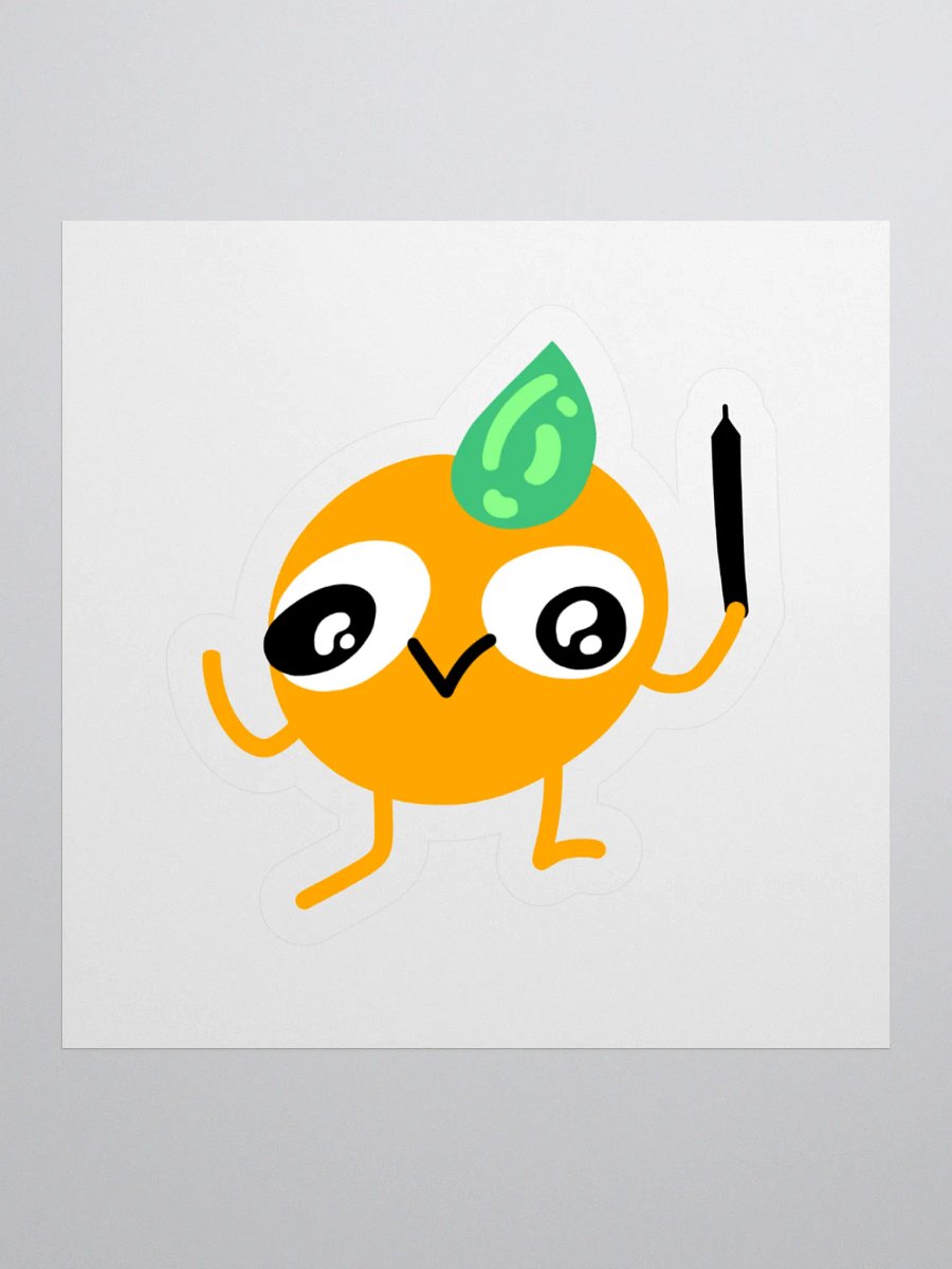 Oranges wuvs art sticker product image (2)