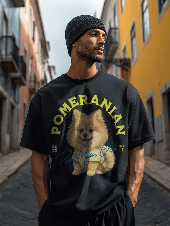 Pomeranian Tshirt Yellow product image (1)