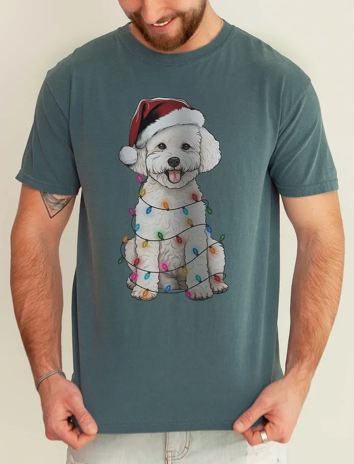 Funny Bichon Frise Christmas T-Shirt for Bichon Frise Paw-rents product image (1)