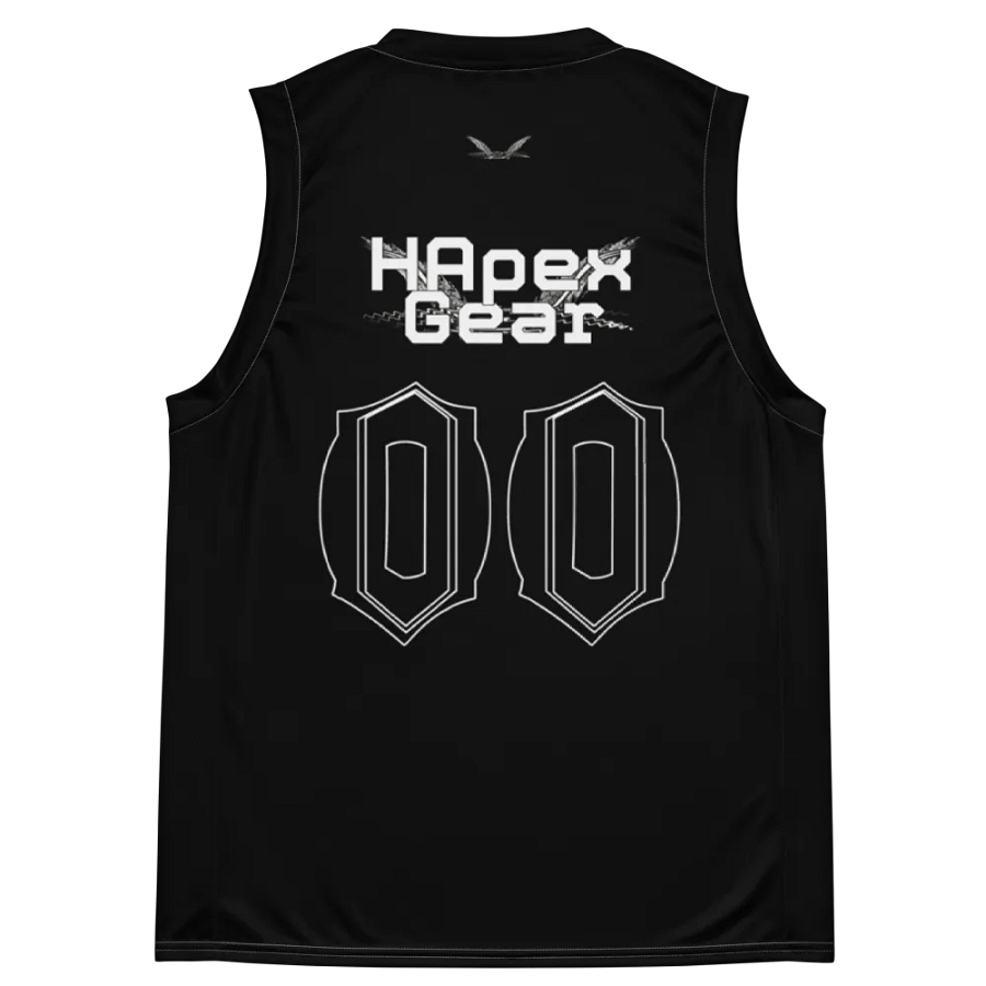 Cancer Awareness - Orange Ribbon - Black - Recycled Unisex Basketball Jersey - White HApex Gear White Logo product image (11)