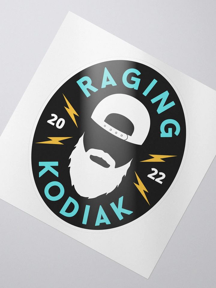 Bearded Sticker Black product image (2)