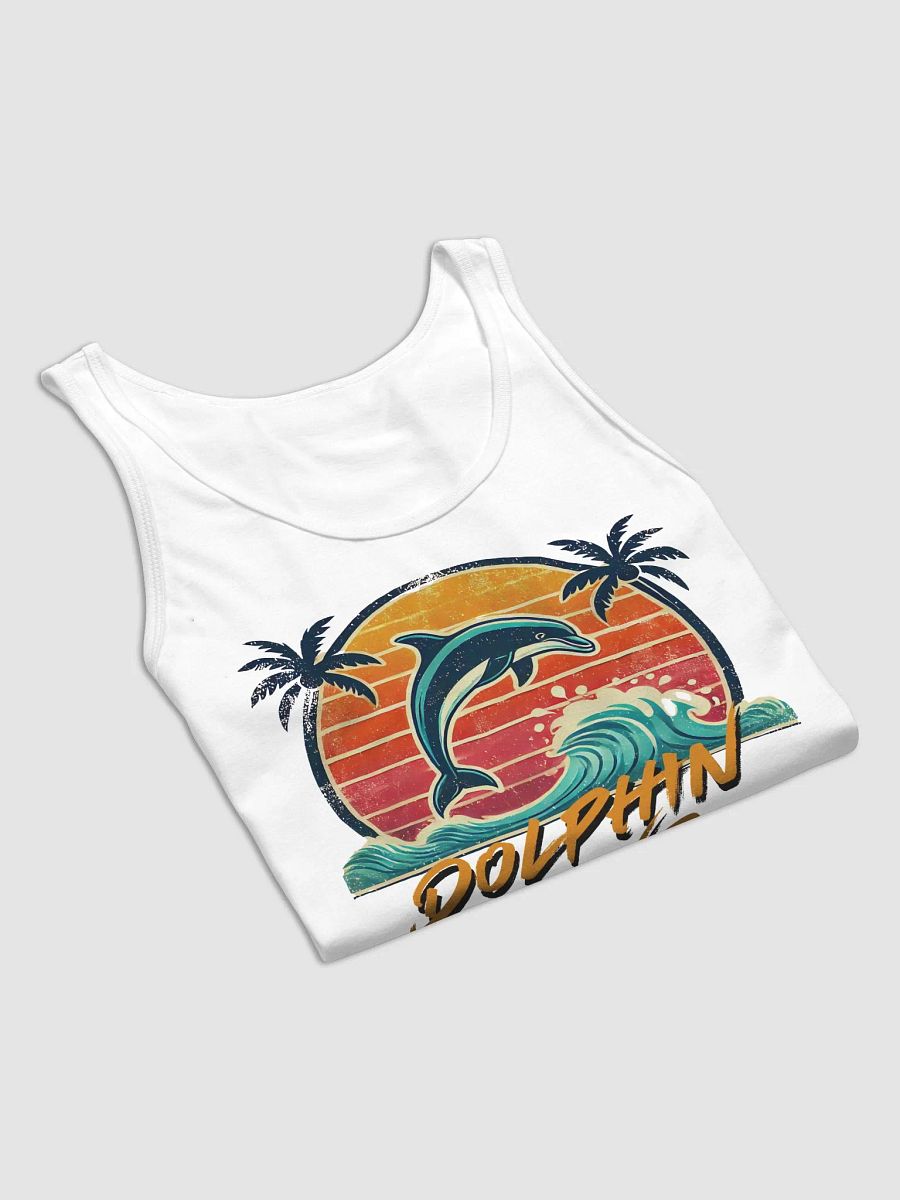 Sunset Dolphin Dive Tank Top product image (31)
