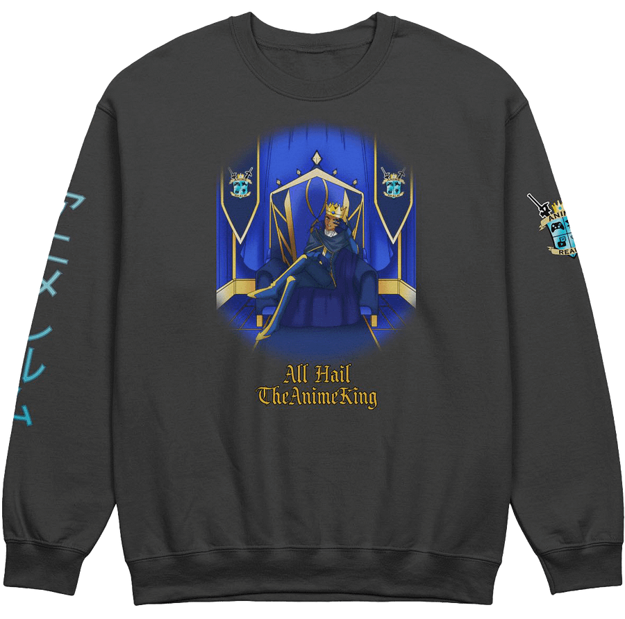 All Hail TheAnimeKing Crewneck Sweatshirt product image (1)