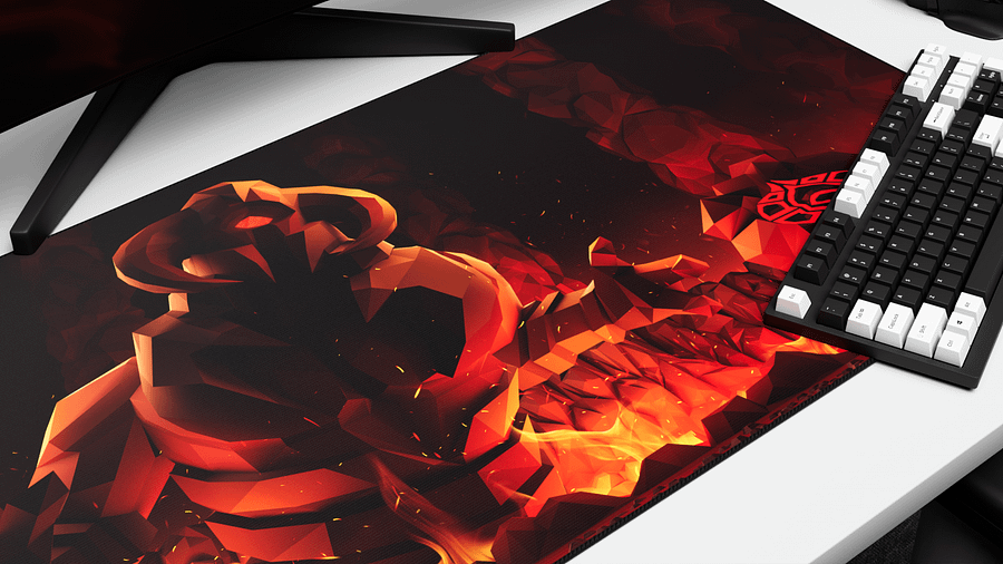 TzKal-Zuk | Large 3D Desk Mat product image (4)