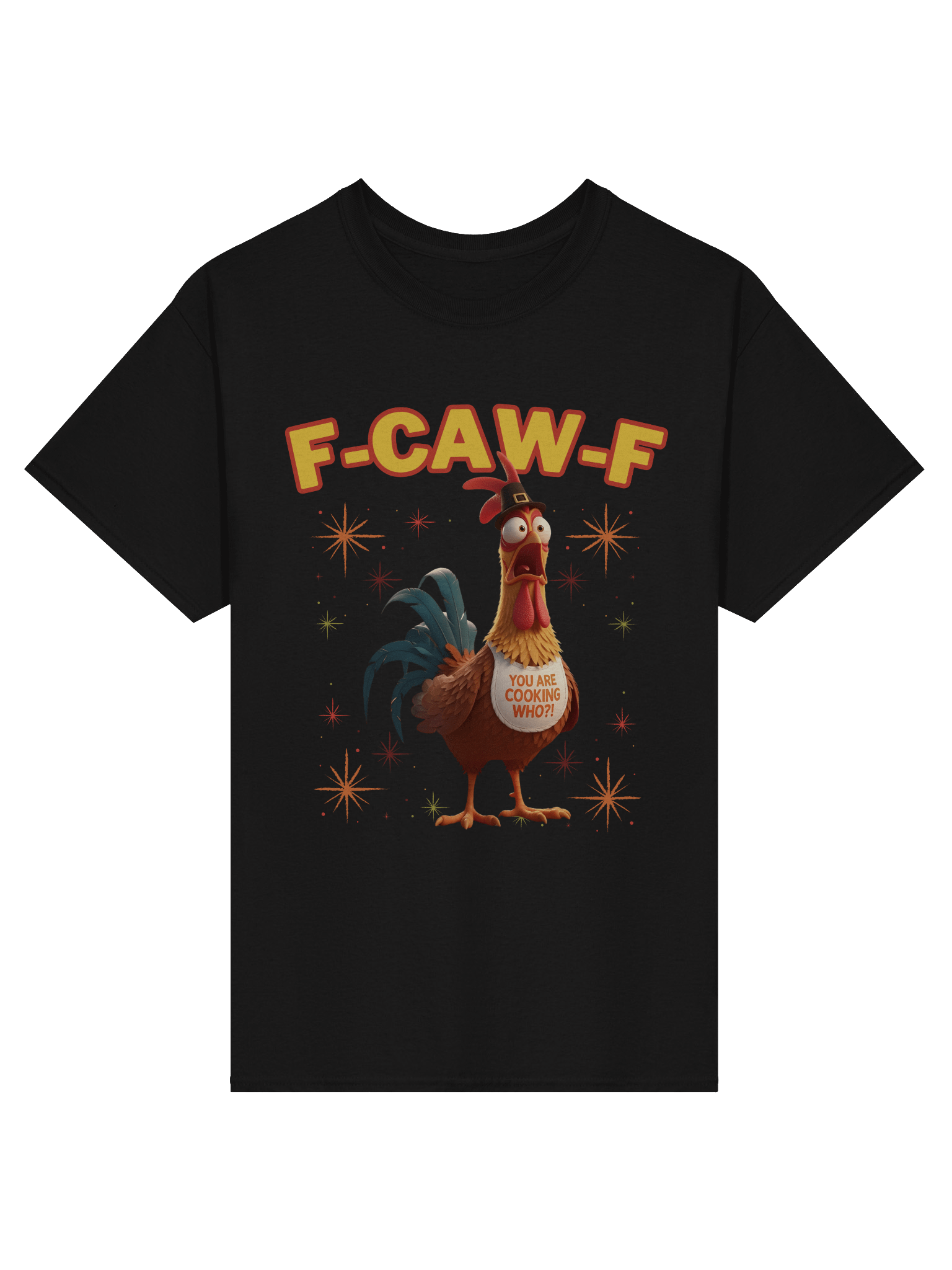 F-CAW-F Thanksgiving Rooster Tee – Funny Holiday Edition by Fitzroy Creator product image (2)