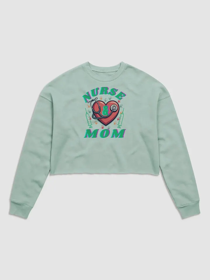 Heartfelt Nurse & Mom Crop Sweatshirt product image (13)