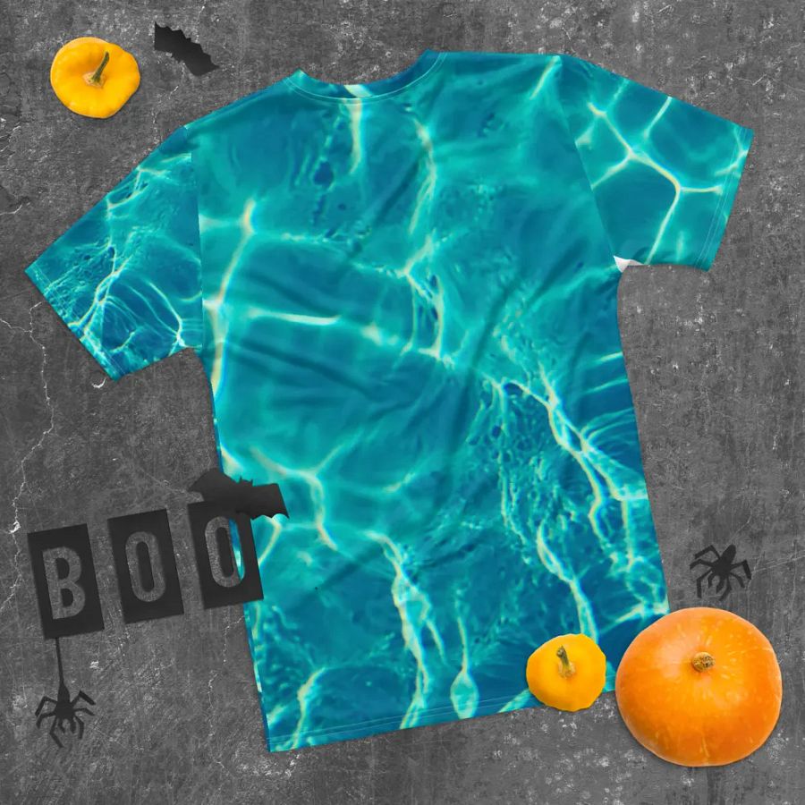 Oceanic Blue All-Over Print T-Shirt product image (12)