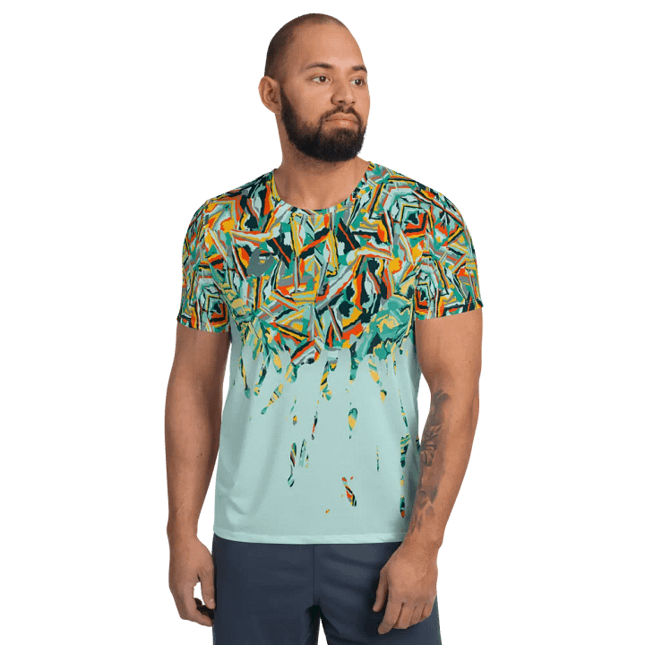 Colorful Destruction | Men´s Athletic T-Shirt product image (1)