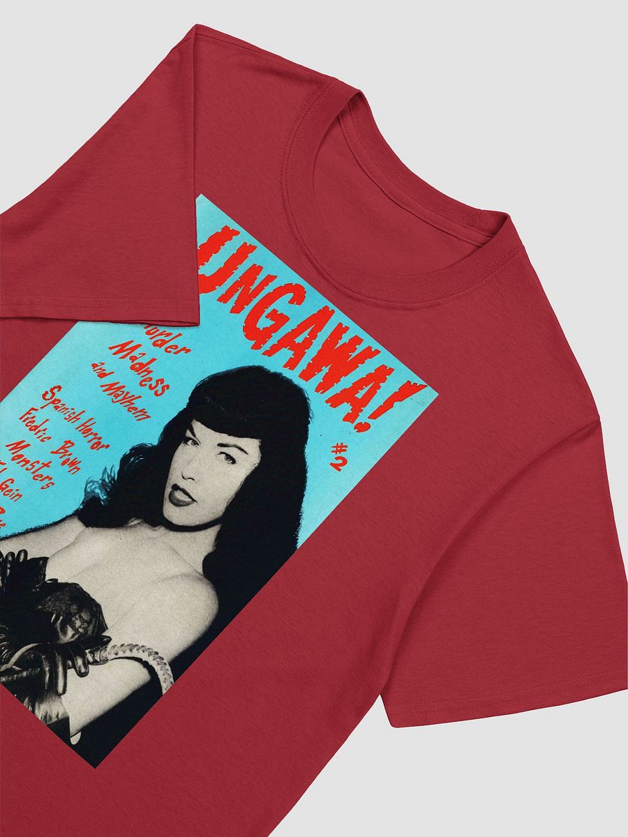 UNGAWA! Betty Page Retro Magazine Cover T-Shirt product image (28)