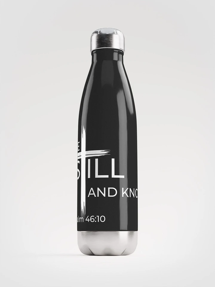 Psalm 46:10 Be still and know that I am God Stainless Steel Water Bottle product image (1)