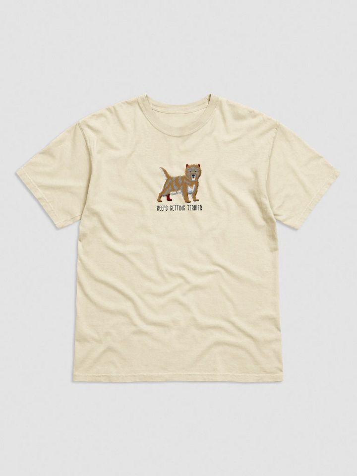 Keeps Getting Terrier T-Shirt(Embroidered) of a Cairn Terrier product image (17)