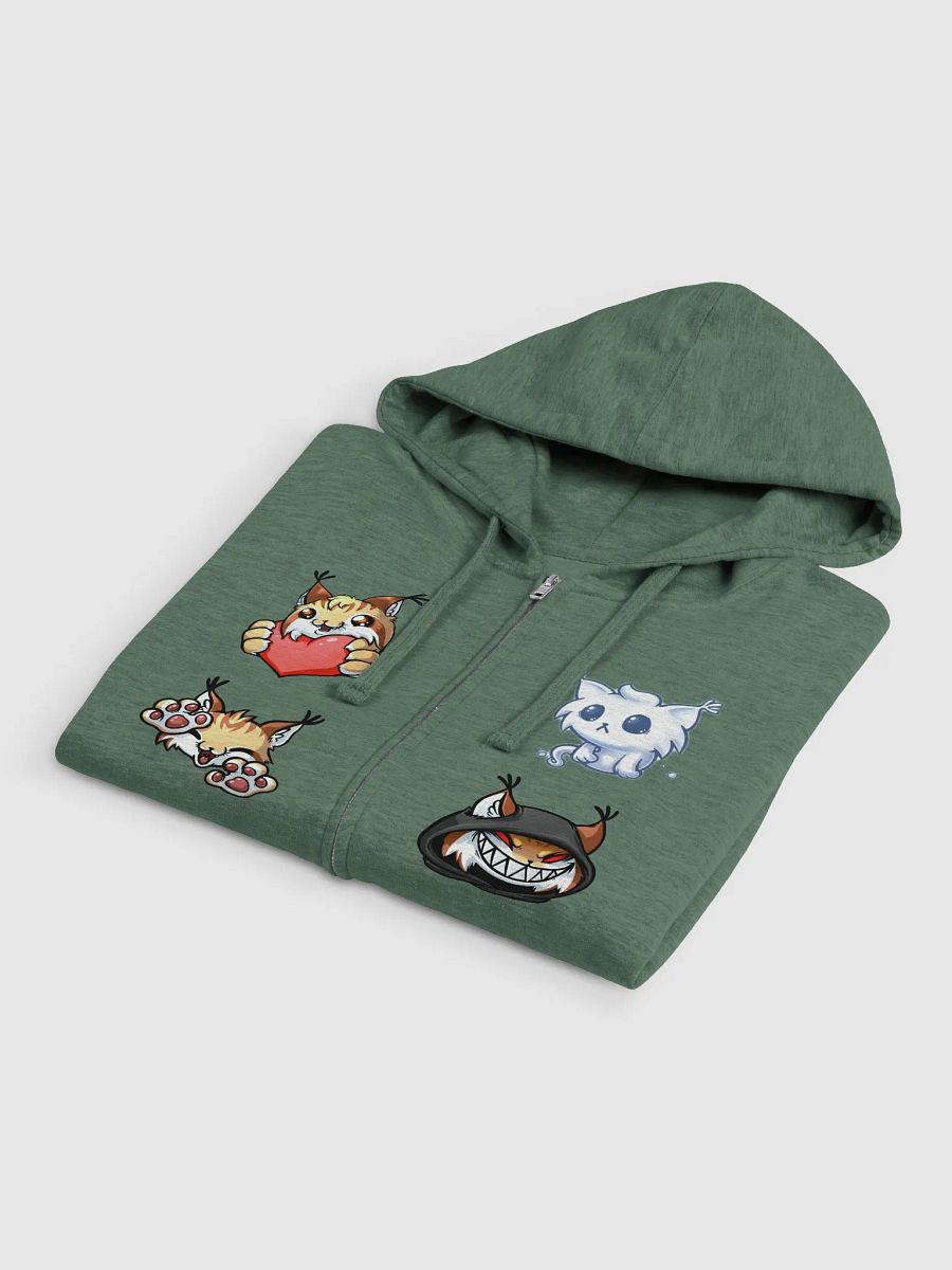 Independent Trading Co. Fleece Zip Up EMOTES Hoodie product image (16)