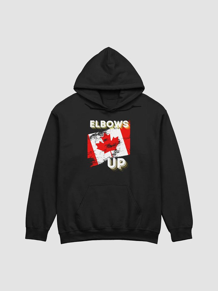 Canadian Flag 'Elbows Up' Hoodie product image (2)